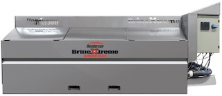 metal brine system with the Henderson BrineXtreme Advantage logo on it
